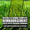 Échantillon Géant de Gazon Synthétique et Pelouse Synthétique Luxe / Monaco 45mm