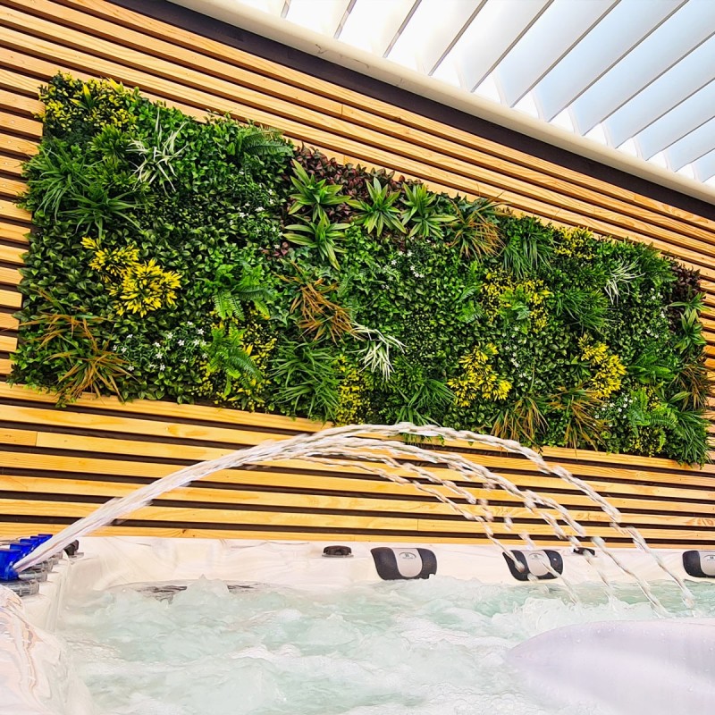 Mur vegetal artificiel brise vue Jungle