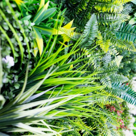 Mur vegetal artificiel brise vue Prairie color 5