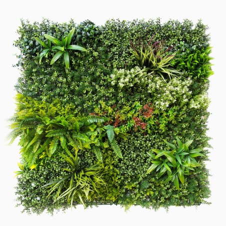 Mur vegetal artificiel brise vue Prairie color