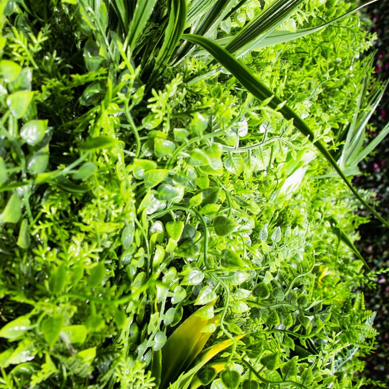 Mur vegetal artificiel brise vue Fougère dense