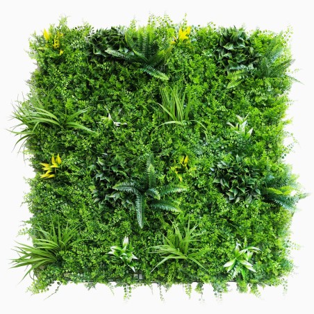 Mur vegetal artificiel brise vue Fougère dense