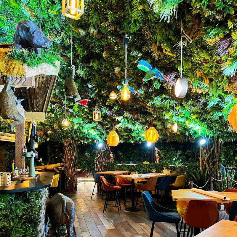 Mur vegetal artificiel brise vue Jungle 9