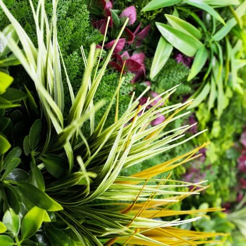 Mur vegetal artificiel brise vue Wood Colors 7