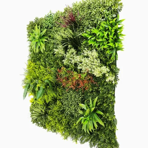 Prairie-Color Mur Vegetal Artificiel  – Explosion de Couleurs plaque de 1m x 1m 1