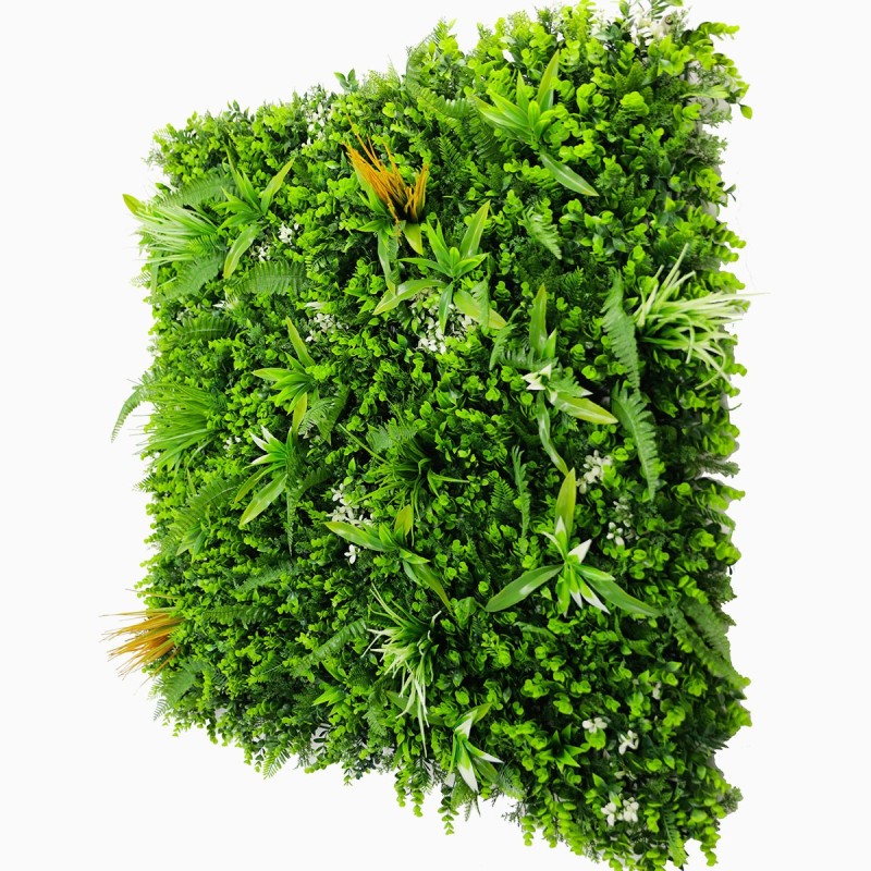 Savane Mur vegetal artificiel Pas cher Ultra dense plaque 1x1 2