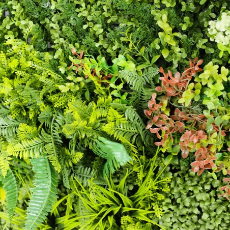 Mur vegetal artificiel brise vue Prairie color7563