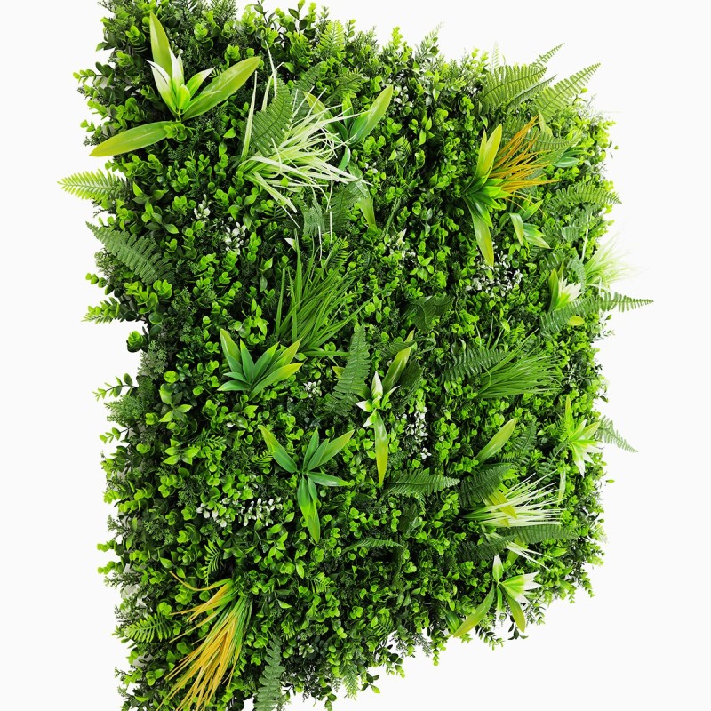 Haie vegetale artificielle ultra-realiste Savane MGS Plaque de 1M x 1M 8