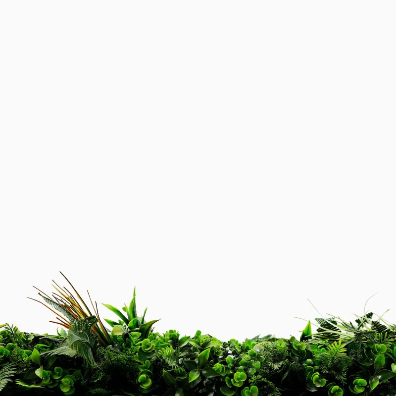 Haie vegetale artificielle ultra-realiste Savane MGS Plaque de 1M x 1M 10