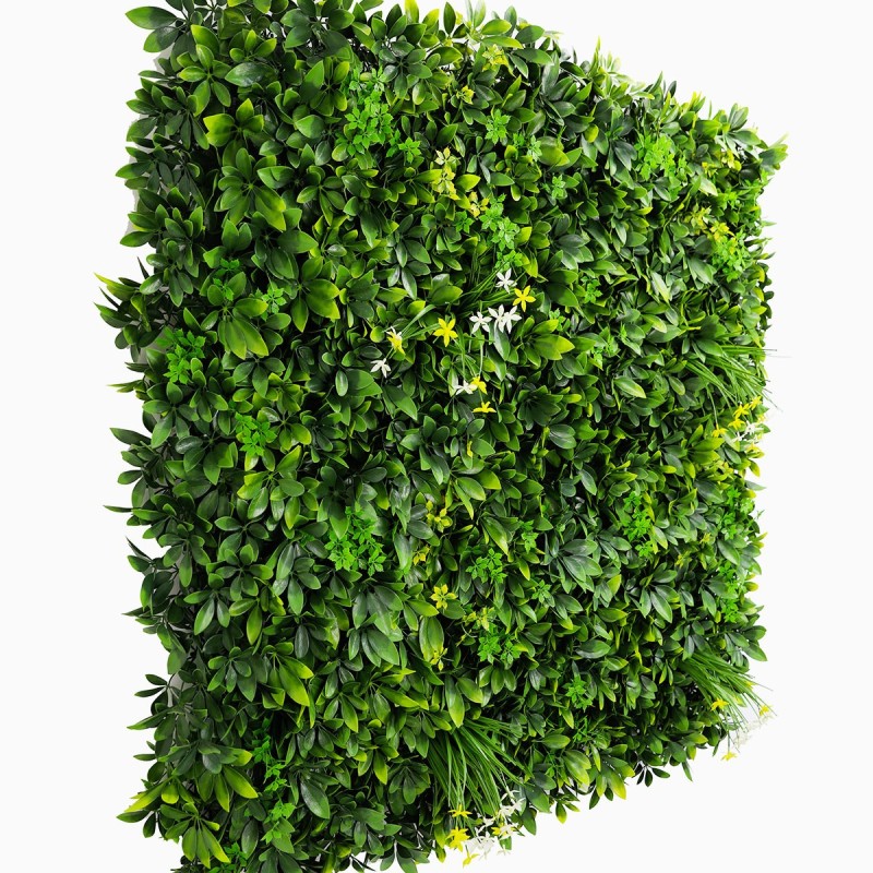 Mur Vegetal Artificiel verdure green MGS Plaque de 1M x 1M 8
