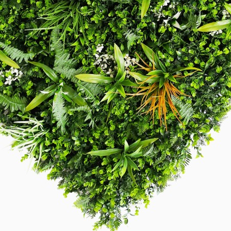 Savane Mur vegetal artificiel Pas cher Ultra dense plaque 1x1 4