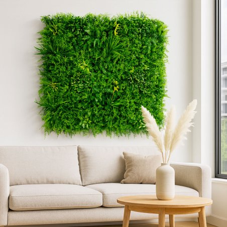 1 m2 de haie Fougère-Dense mur végétal artificiel salon