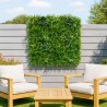 1m² de Panneau végétal synthétique Fougère-Dense  mise en extérieur