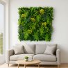 Faux mur végétal Exotik 1m² feuillage haut de gamme