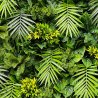 Mur vegetal artificiel détail du feuillage brise vue Exotik