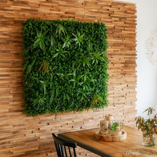 Savane mur végétal artificiel ultra dense 1m²