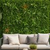 Haie artificielle Savane murale 1m² feuillage épais