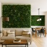 ot de 5 panneaux végétaux Savane, mur artificiel dense intérieur