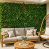 Mur végétal luxe Savane, dense et réaliste, lot de 5 pour intérieur