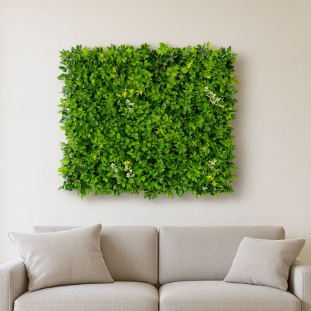 Panneau Green mur végétal artificiel dense 1x1m