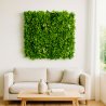 Green Mur végétal artificiel verdoyant et dense 1M x 1M, feuillage réaliste pour une décoration sans entretien.