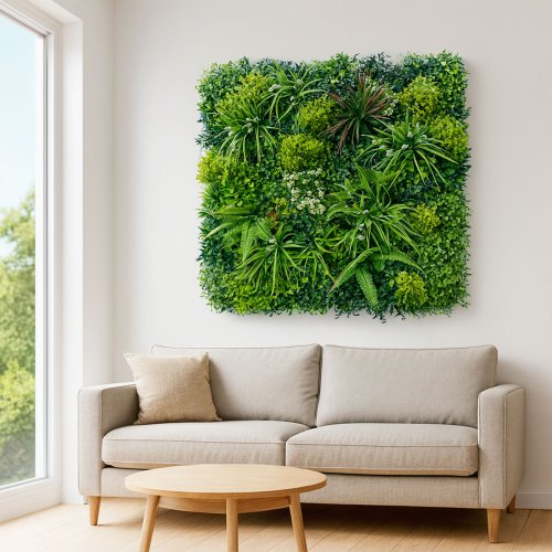Mur vegetal artificiel brise vue Luxury