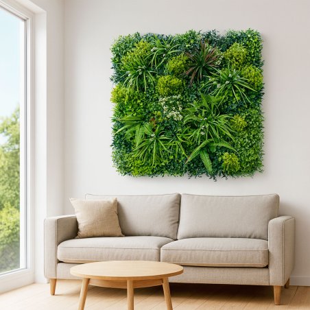 Mur vegetal artificiel brise vue Luxury