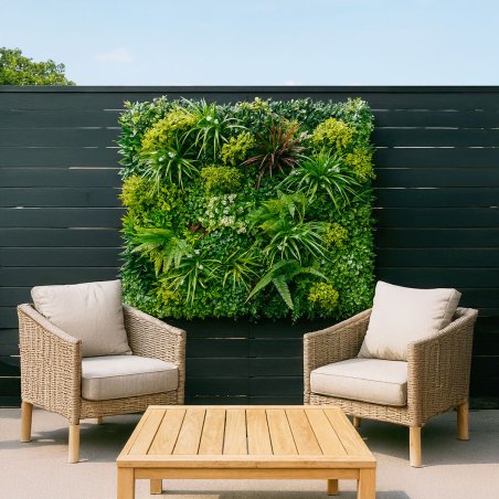Mur vegetal artificiel brise vue Luxury