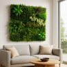 Prairie-Color Mur Vegetal Artificiel panneau d'1m2 ideal en interieur