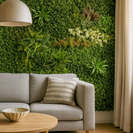 Prairie-Color Mur Vegetal Artificiel