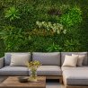 Faux mur végétal Prairie-Color 1m² déco murale intérieure