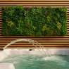 Faux mur végétal Jungle feuillage dense extérieur 1m² SPA