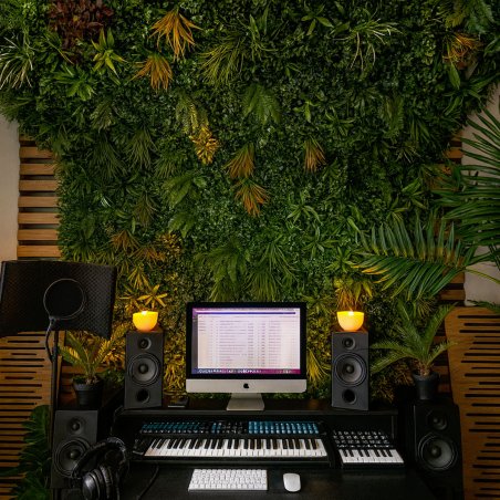 Faux mur végétal Jungle 1m² déco murale intérieure