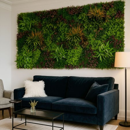 Mur vegetal artificiel brise vue Wood Colors
