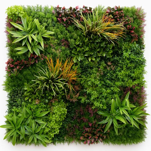 Mur vegetal artificiel brise vue Wood Colors