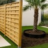 Barrière anti rhizomes anti racines pose gazon synthétique