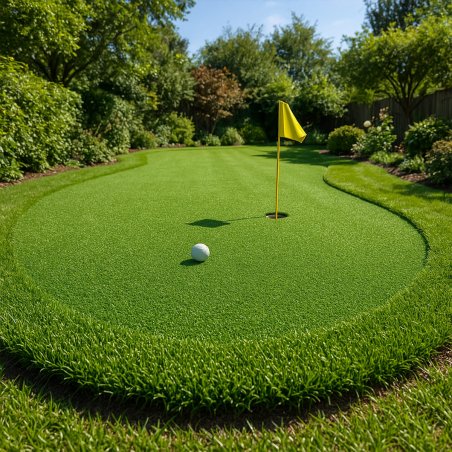 Gazon synthétique pro 15 mm résistant, rouleaux 2 m spécial golf