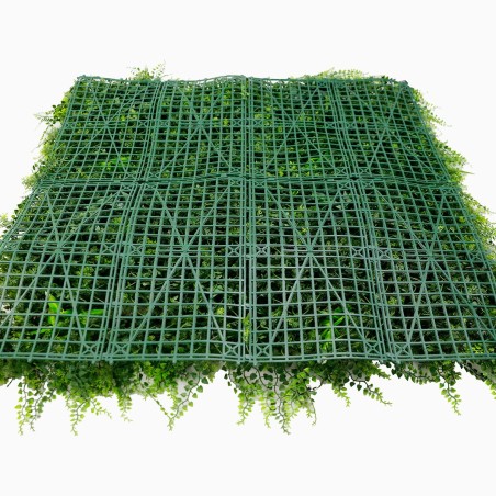 Lot de 5 murs végétaux artificiels fougère occultants pour jardin/terrasse