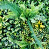 Détail Jungle panneau végétal synthétique texture réaliste