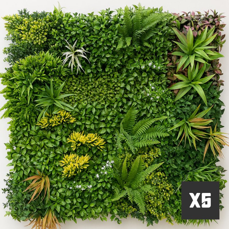 Mur végétal artificiel jungle luxe 5 m² pour salon intérieur Mur végétal artificiel jungle luxe 5 m² pour salon intérieur