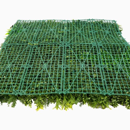 Dos panneau Prairie-Color mur végétal artificiel clipsable 1m²