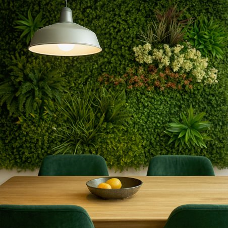 Lot de 5 Prairie-Color mur végétal artificiel premium décor maison