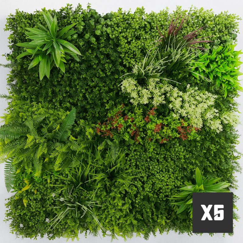 Prairie-Color Mur Vegetal Artificiel