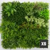 Prairie-Color Mur Vegetal Artificiel