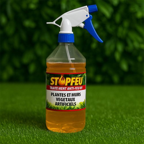 STOPFEU M1 — Ignifugeant pour plantes & mur végétal artificiel