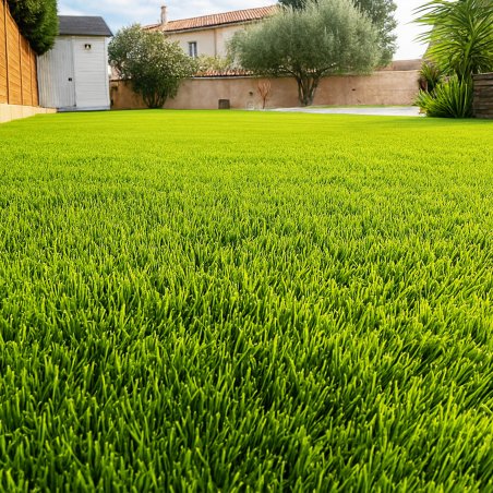 Gazon synthétique Net Rock 47mm - Dense et idéal pour un jardin accueillant
