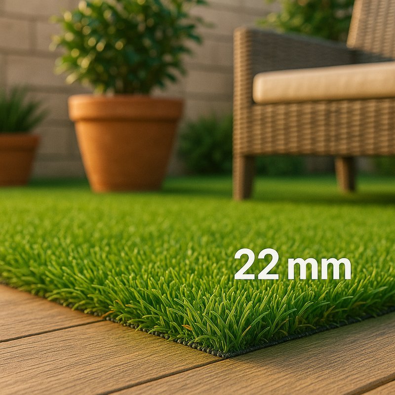 Gazon Synthétique 22mm - 2Mx5M soit 10m2 - MGS