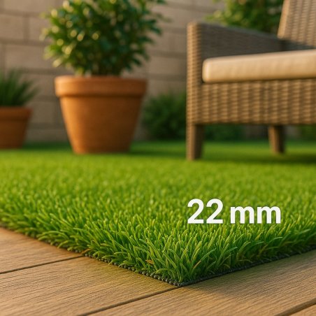 Gazon Synthétique 22mm - 2Mx5M soit 10m2 - MGS