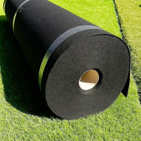 Membrane géotextile 500 g/m² – rouleau 1,5 m × 50 m (75 m²) pour sous-couche gazon synthétique