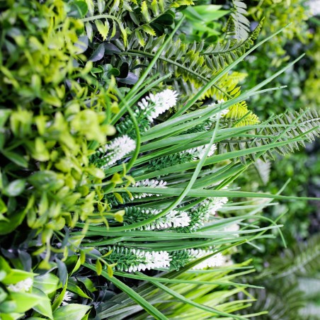 Mur végétal artificiel Luxury lot de 5 panneaux design